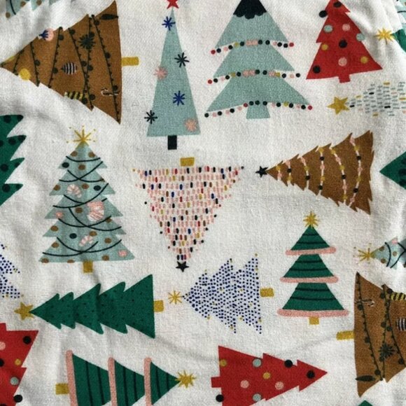 NWT Old Navy Flannel Boxer Pajama Sleep Shorts Lounge O Christmas Tree Women XL - Picture 5 of 6